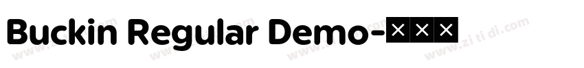 Buckin Regular Demo字体转换